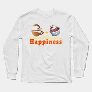 Coffee & Muffin - Happiness Long Sleeve T-Shirt